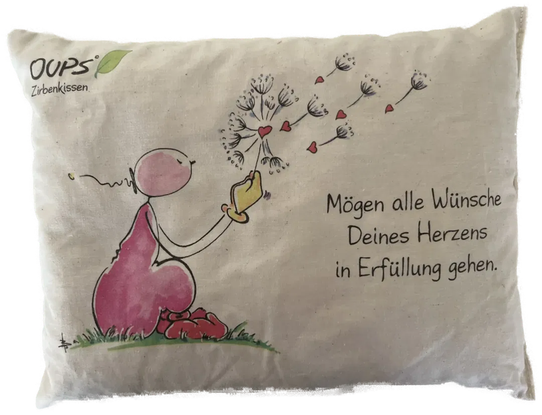 OUPS Zirbenkisen - Mögen alle Wünsche Deines Herzens in Erfüllung gehen. - Bild 1