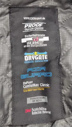 Cycle Spirit Damen Motorradhose schwarz - Gr. 40 - Bild 7