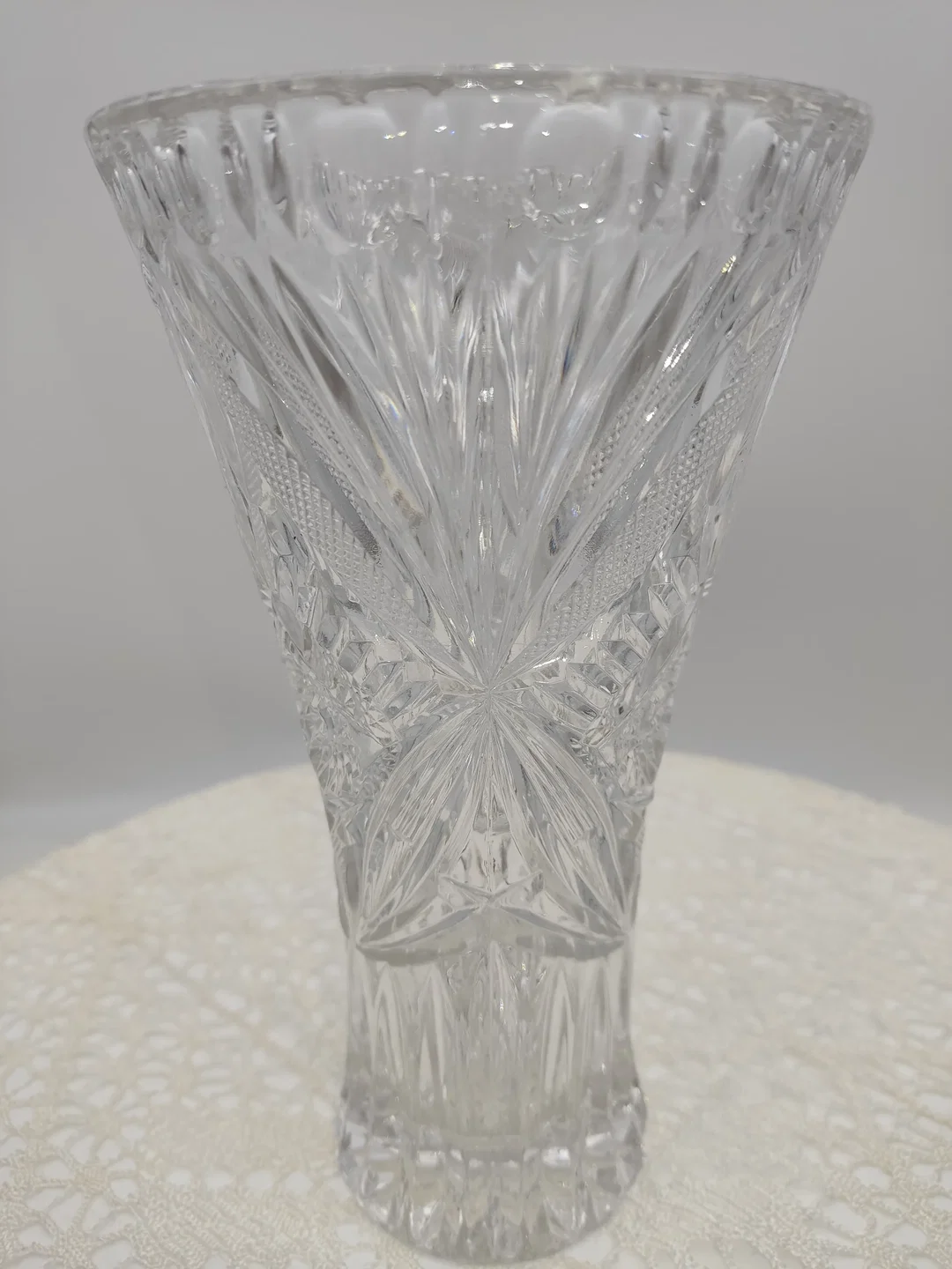 Bohemia Crystal Bleikristallvase, mit Schliffmuster  | Zeitloser Glanz - Bild 1