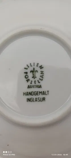 Lilien Porzellan Mocca-Untersetzer 6er | Sammlerstück - Bild 9