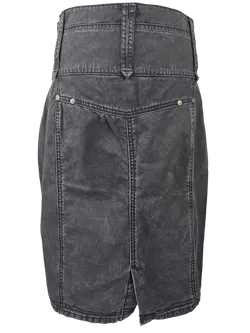 Mexx Damen Jeansrock, schwarz - Gr. L - Bild 3