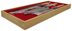 3 Messer - SBS Inox Rostfrei Messerset in Holzbox neu - Bild 3