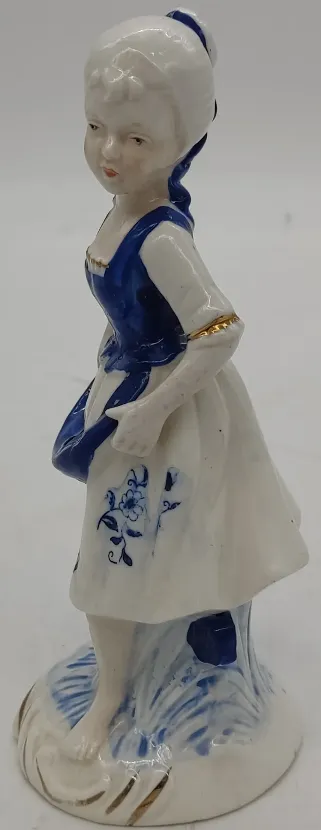 Porzellan/Keramik Figur Mädchen in Tracht – Bild 2