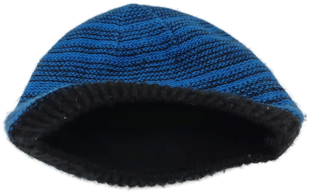 Haube "lupilu", blau/schwarz gestrickt, Größe 86/98 – Bild 2