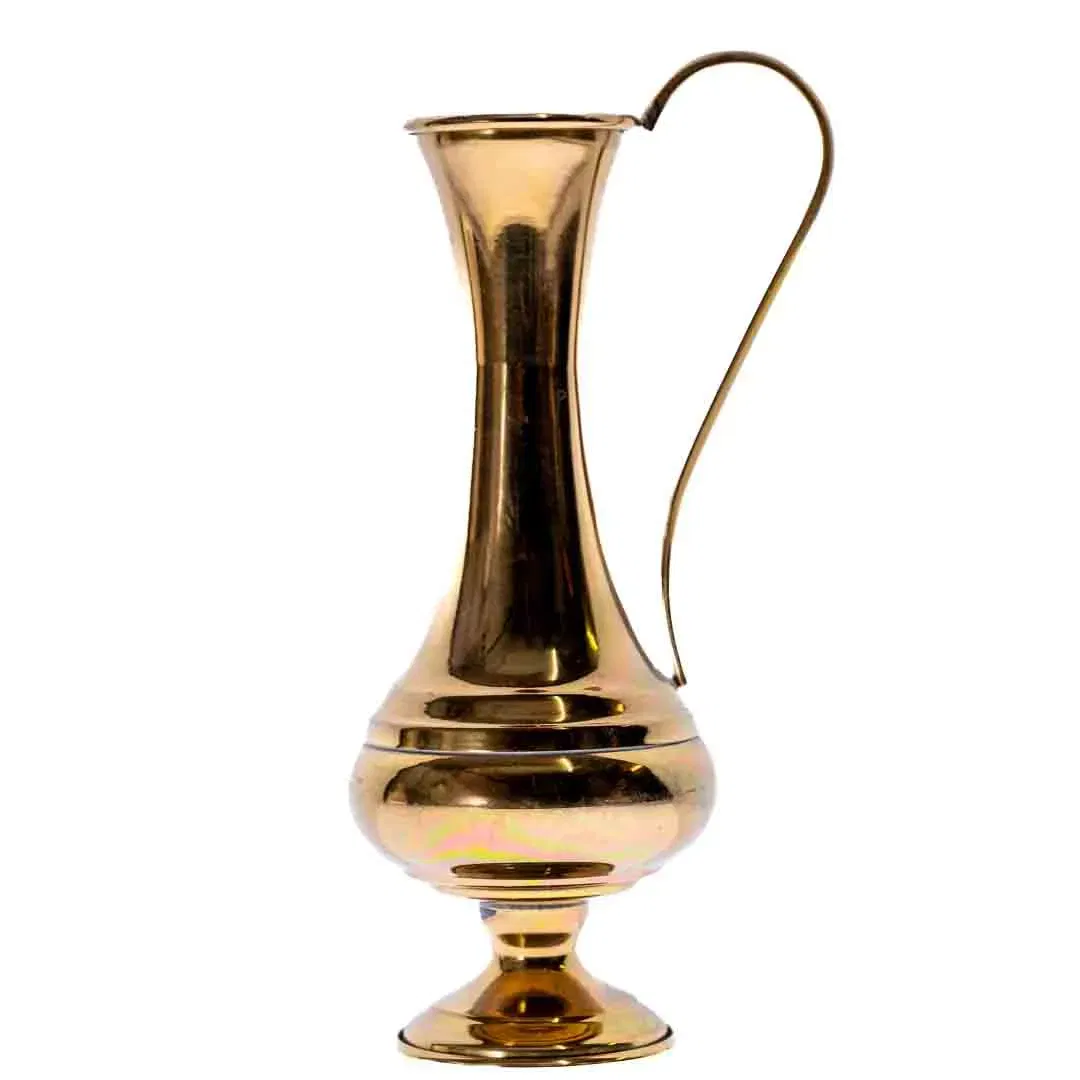 Wasserkrug Messing Gießkanne Höhe 17cm - Bild 4