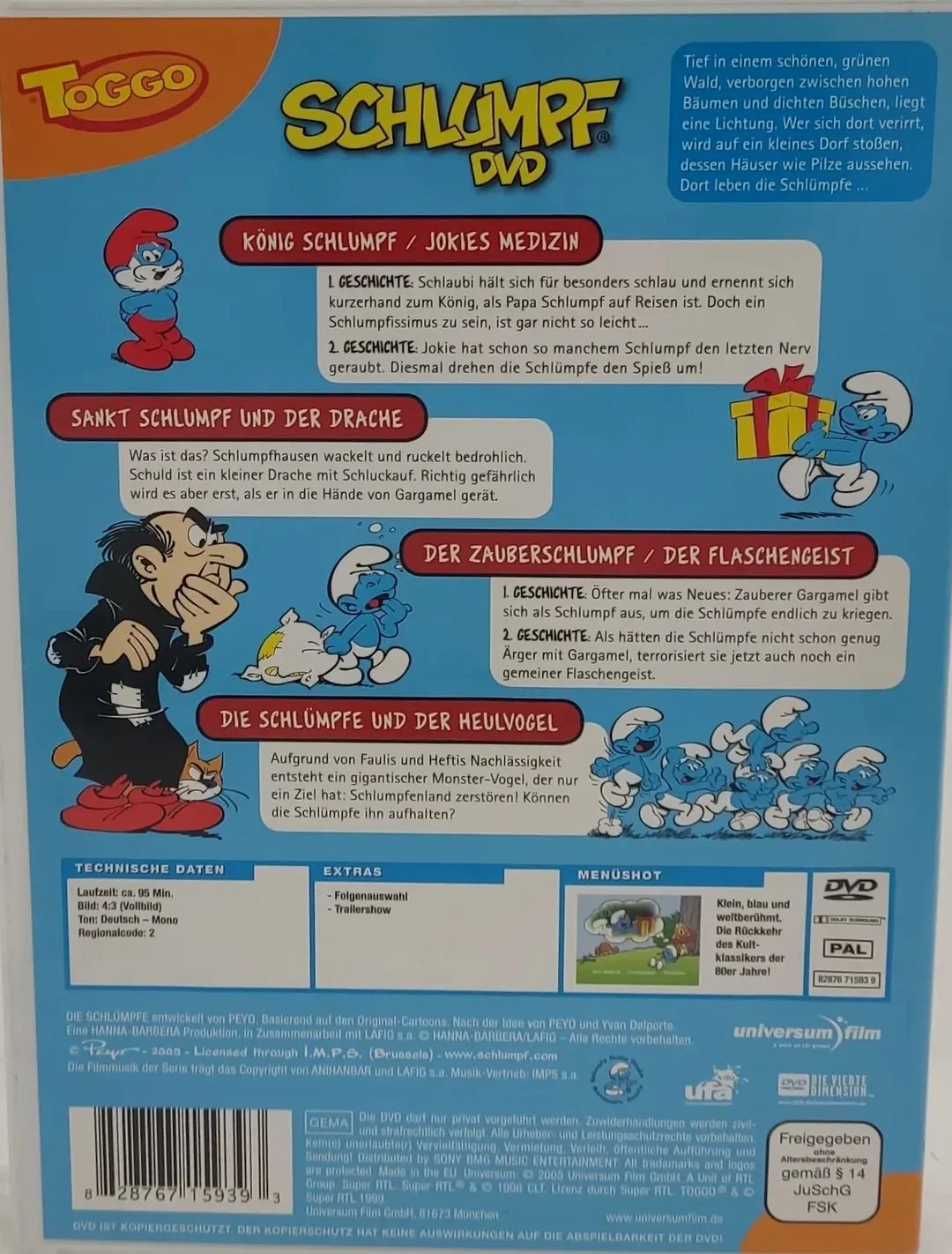 DVD Set "Die Schlümpfe" 5 DVDs – Bild 5