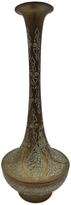 Islamische Arabische Messingvase | Handgravierter Orientalische Charme - Bild 1