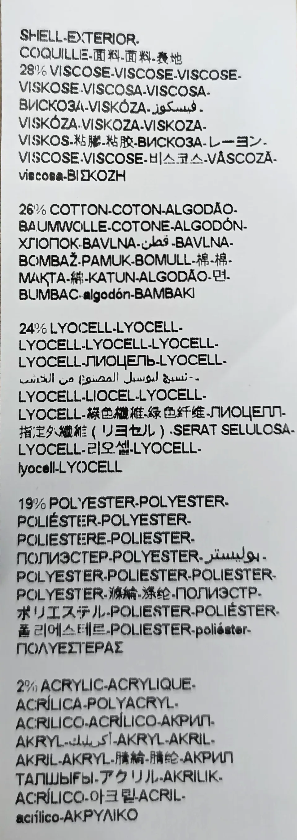 Desigual Damen Oberteil schwarz/weiß gemustert Gr. S – Bild 4