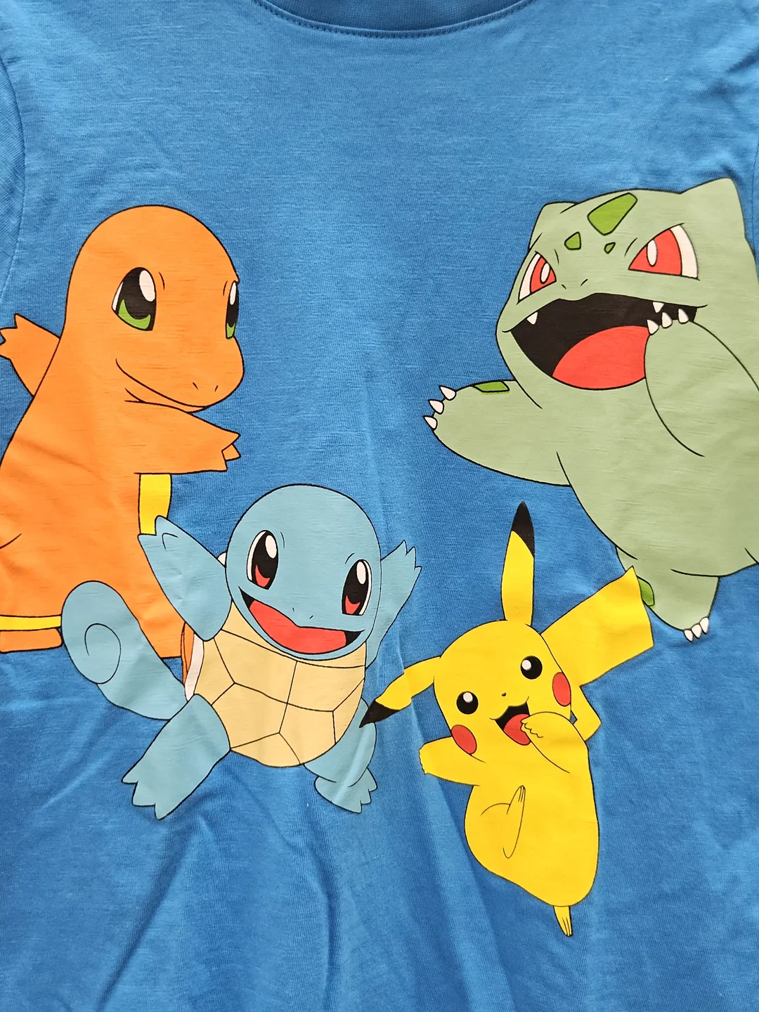 C&A Kinder Langarmshirt mit Pokemonaufdruck, blau - Gr. 128 – Bild 3