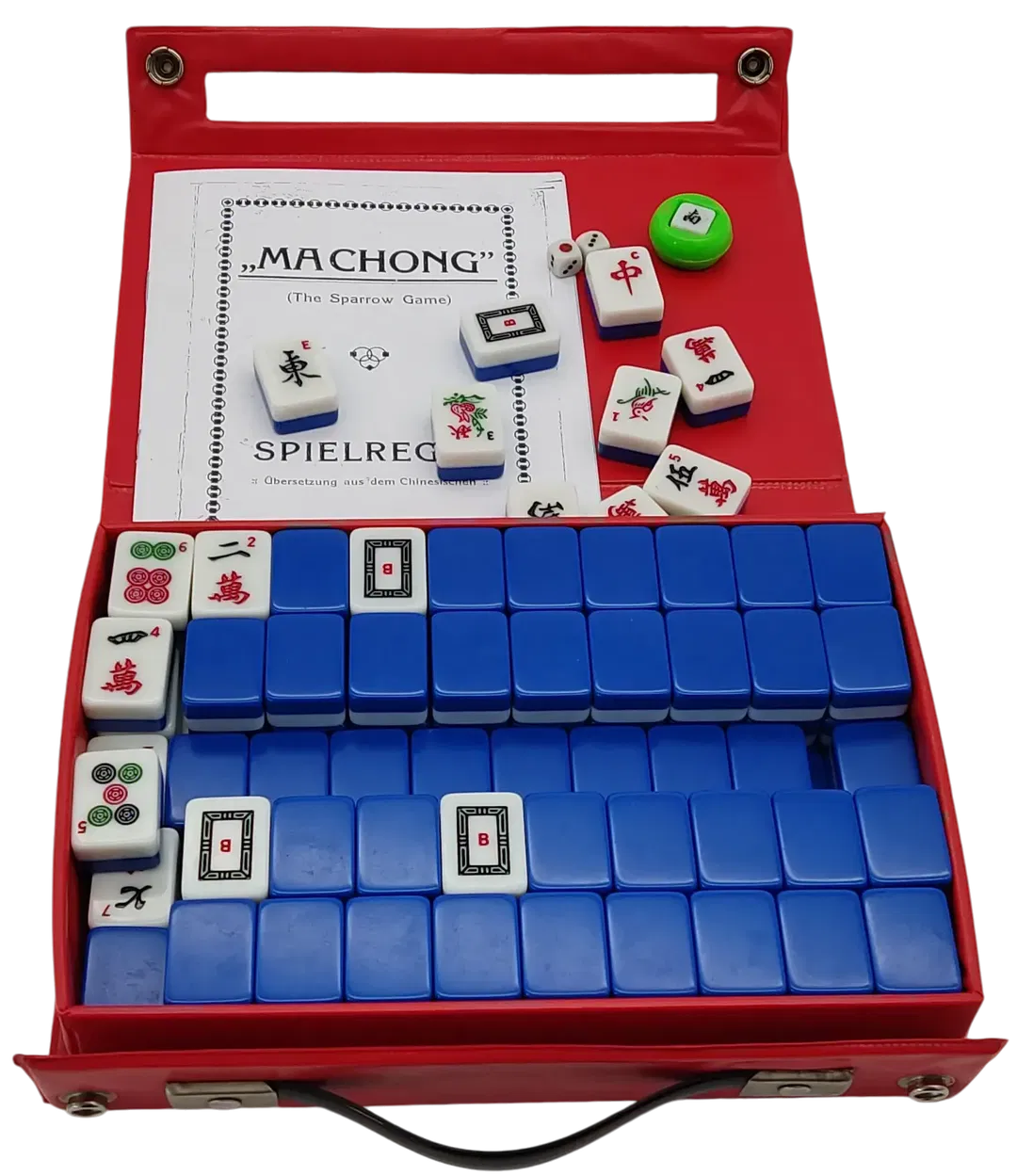 Mah Jongg mit 148 Steinen - Gesellschaftsspiel - im Transportkoffer aus Plastik - Bild 4