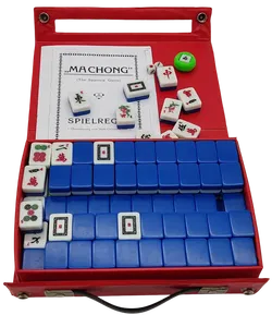 Mah Jongg mit 148 Steinen - Gesellschaftsspiel - im Transportkoffer aus Plastik - Bild 1