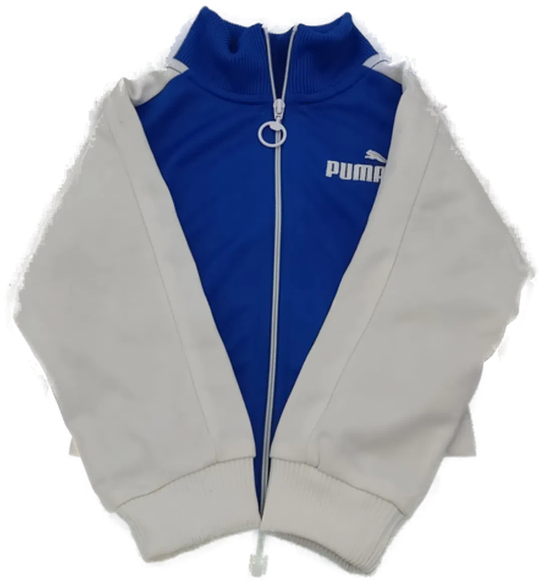 Puma Kinder Jacke blau/weiß Gr. 80 - Bild 1