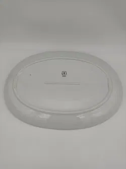 Lilien Porzellan - Große Vorlegeplatte weiß - Bild 7