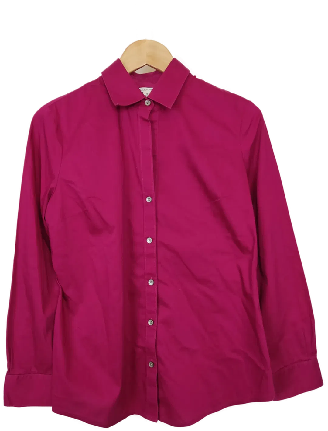 Calvin Klein Damen Bluse Beerenfarbe Gr. M (38) - Bild 1