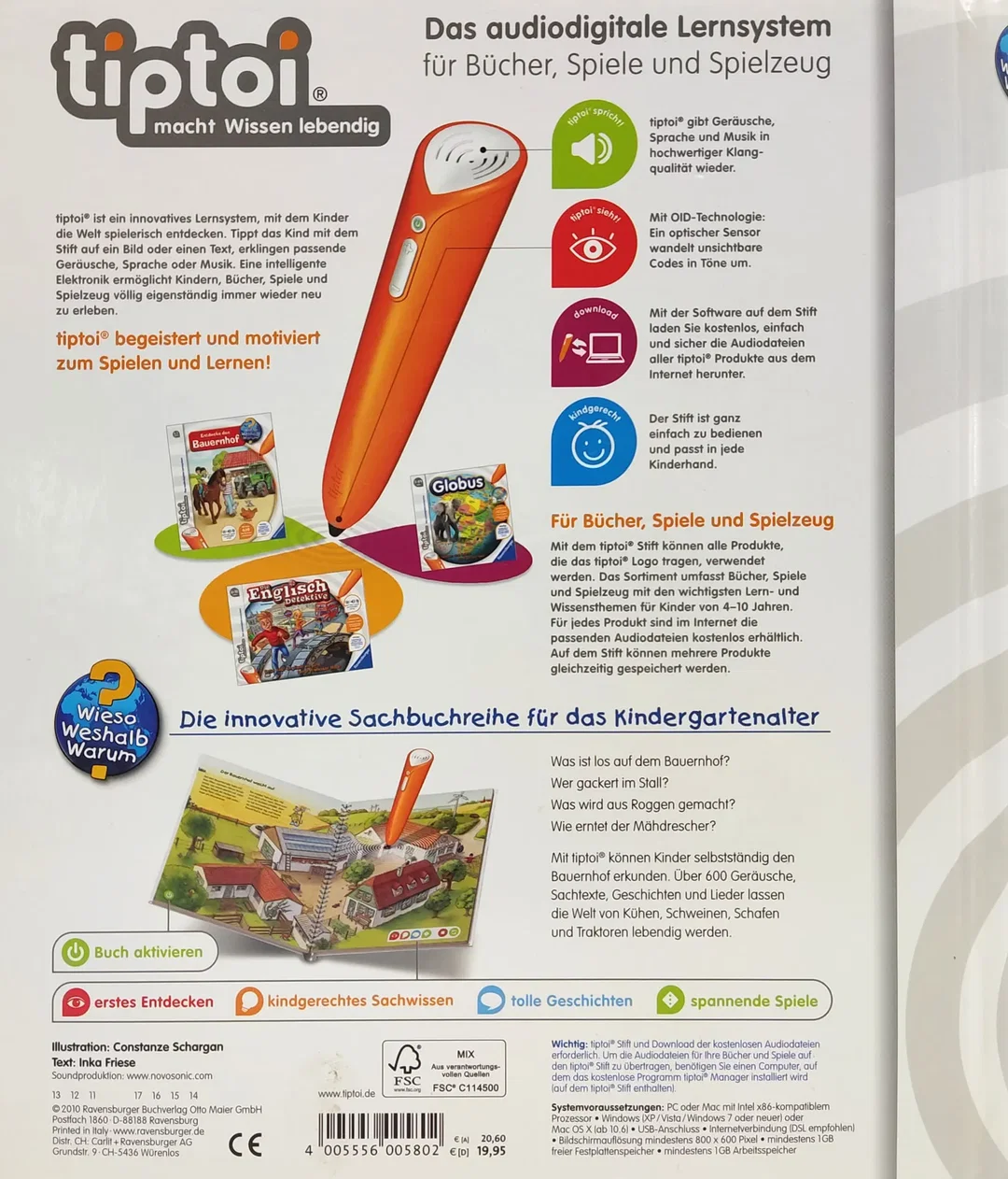 tiptoi® Wieso, Weshalb, Warum? - Entdecke den Bauernhof (Band 1) - Ravensburger  – Bild 2