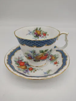 6x Tassen und Untertassen der Royal Albert England Fruit Series  - Bild 13