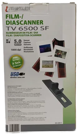 Traveler TV 6500 SF Dia- & Filmscanner USB 5MP - Bild 2