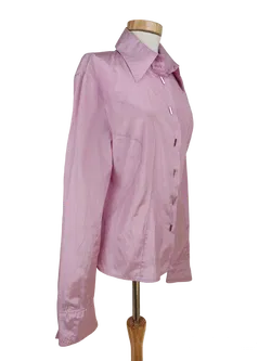 Vintage Tuzzi Damen Bluse, rosa - Gr. XL  - Bild 2