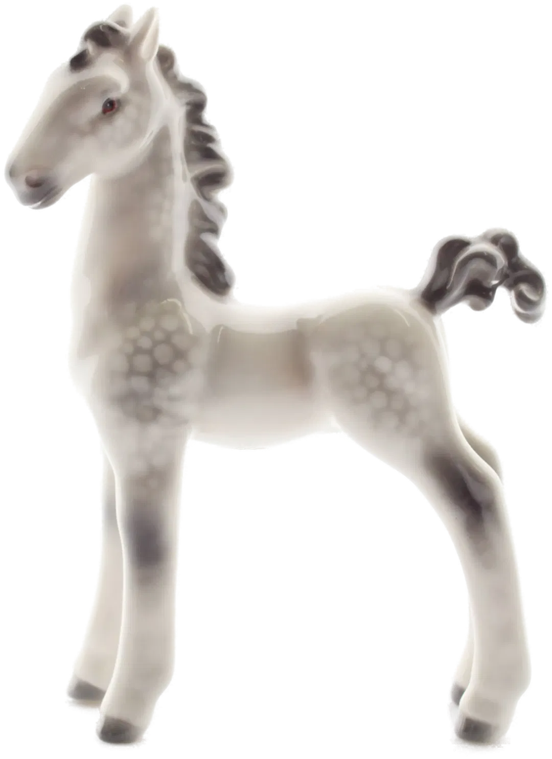 Thomas Porzellan Pferd Fohlen – Austria – Vintage Figur – handbemalt – ca. 18 cm - Bild 4