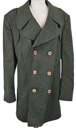 Steinbock Himalaya Herren Loden Wollmantel, Grün - Gr. L - Bild 1