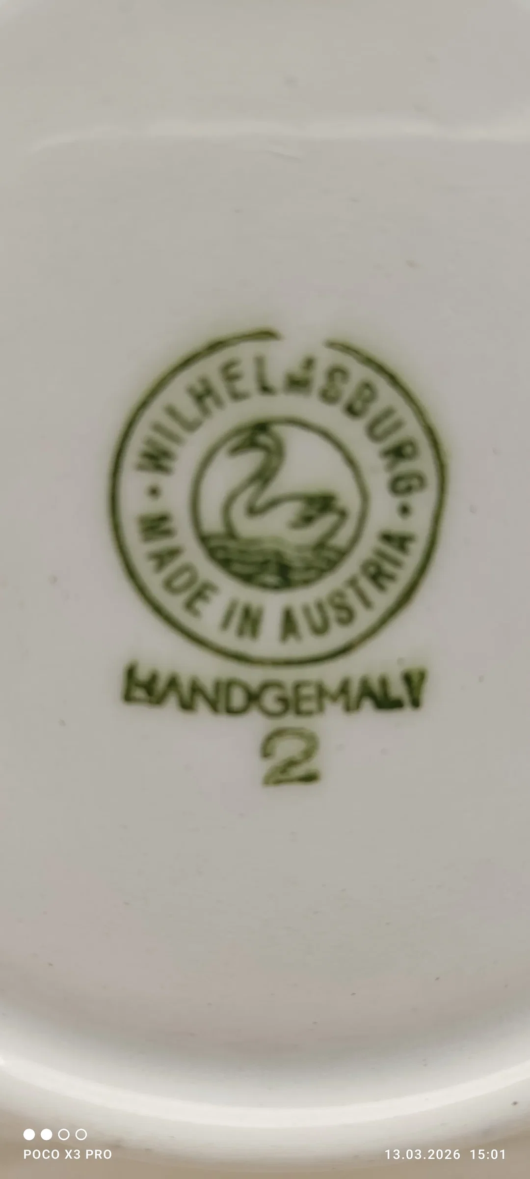 Kleiner Teller Lilien Porzellan Wilhelmsburg 'Alpenflora' | Vintage-Schatz – Bild 5