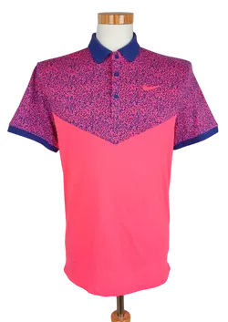 Nike DRI - FIT Herren Poloshirt, lachs/lila - Gr. L - Bild 1