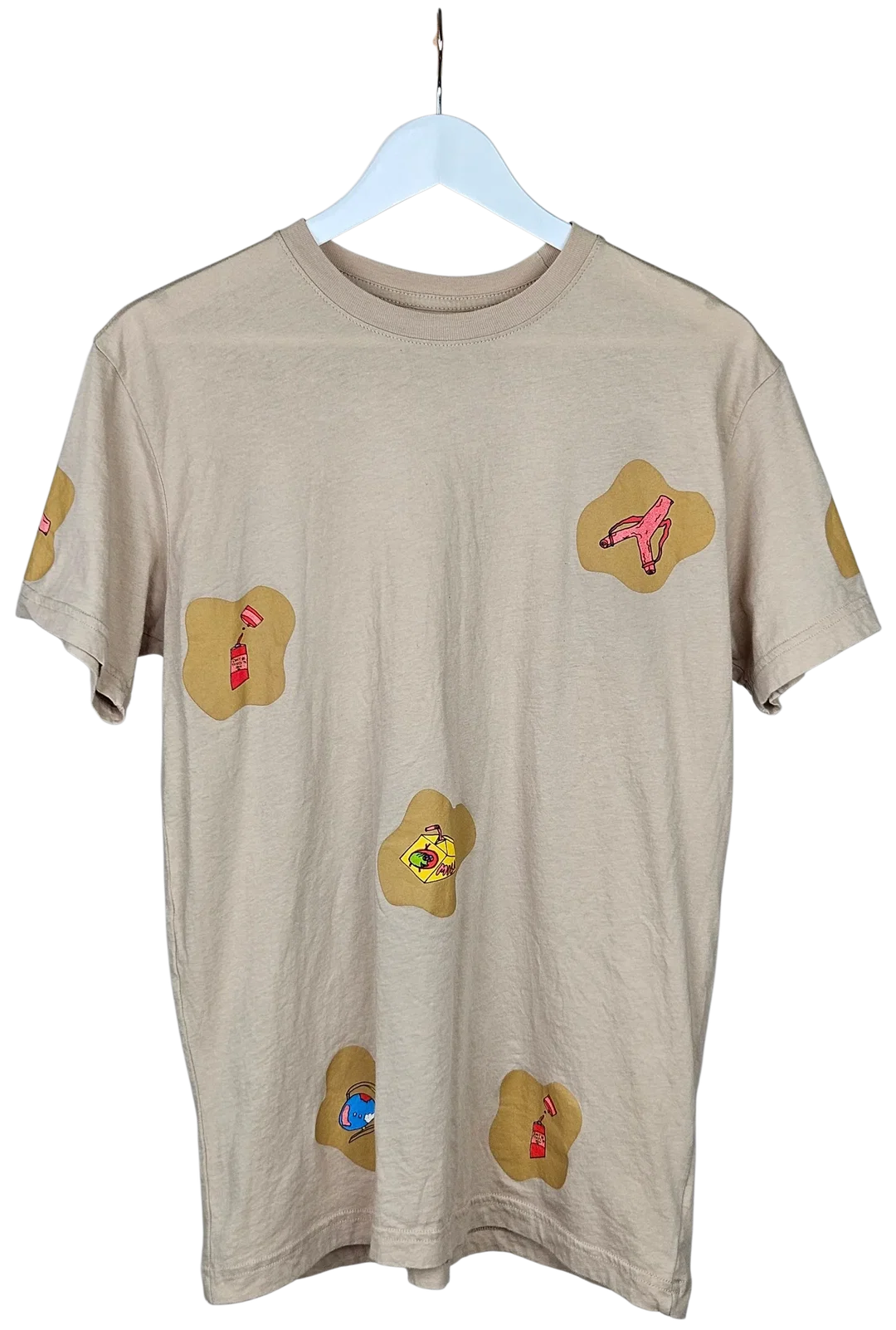Illegal Civilization Herren T-Shirt, beige - Gr. M – Bild 1