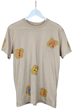 Illegal Civilization Herren T-Shirt, beige - Gr. L