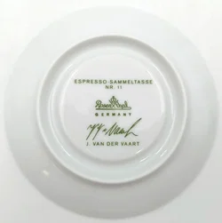 Rosenthal Studio-Line „Cupola“ Espresso-Sammeltasse Nr. 11 - Jan van der Vaart – Vorschau 7