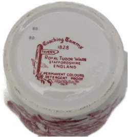 Royal Tudor Kaffeekanne rot England - Bild 4