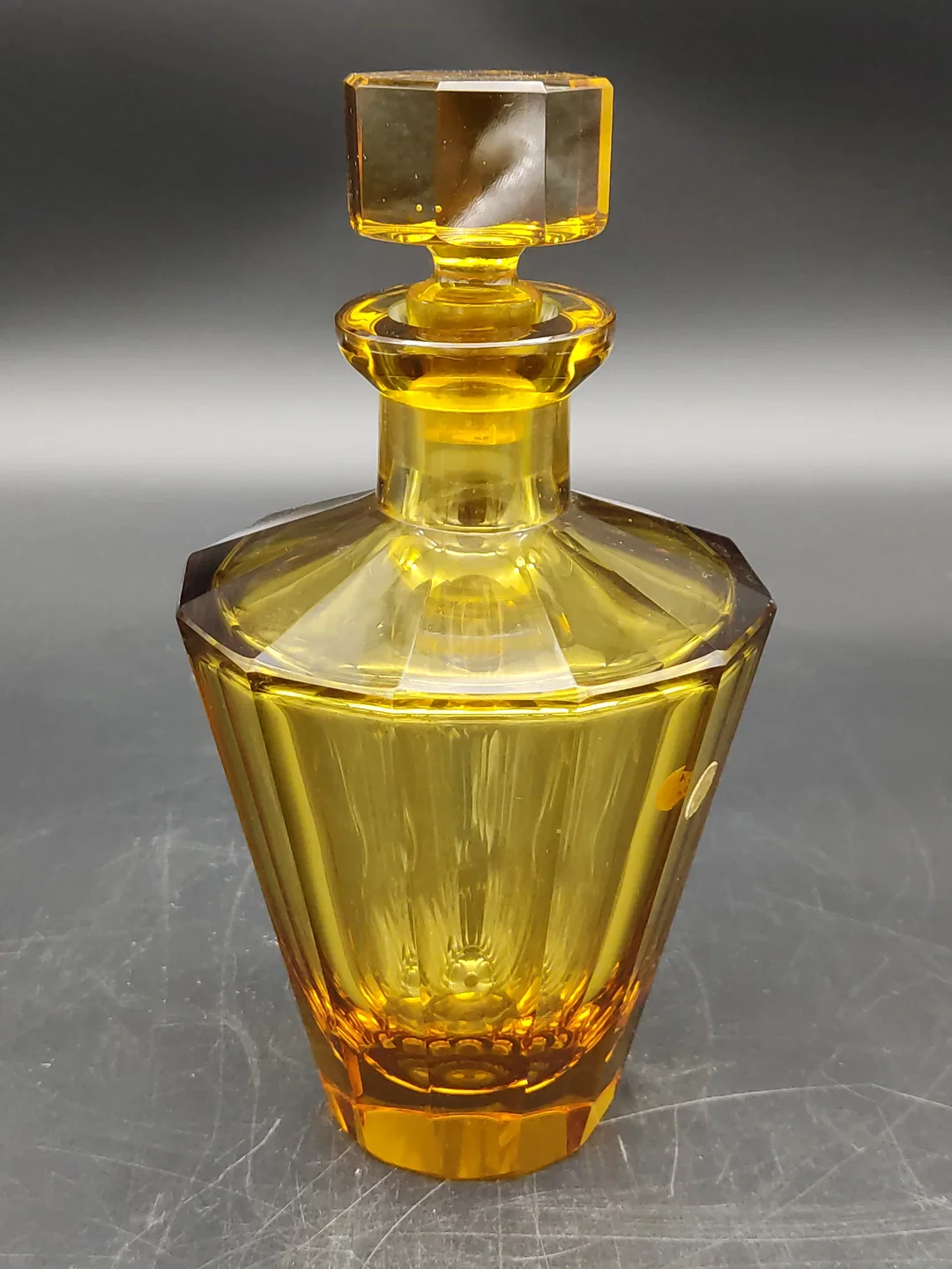 Likörset aus Bernstein Glas, 8-teilig – Bild 4