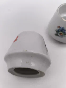 3 Stück Vintage Eierbecher, Bareuther Waldsassen, Wildblumen - Mohn - Kornblume – Vorschau 3