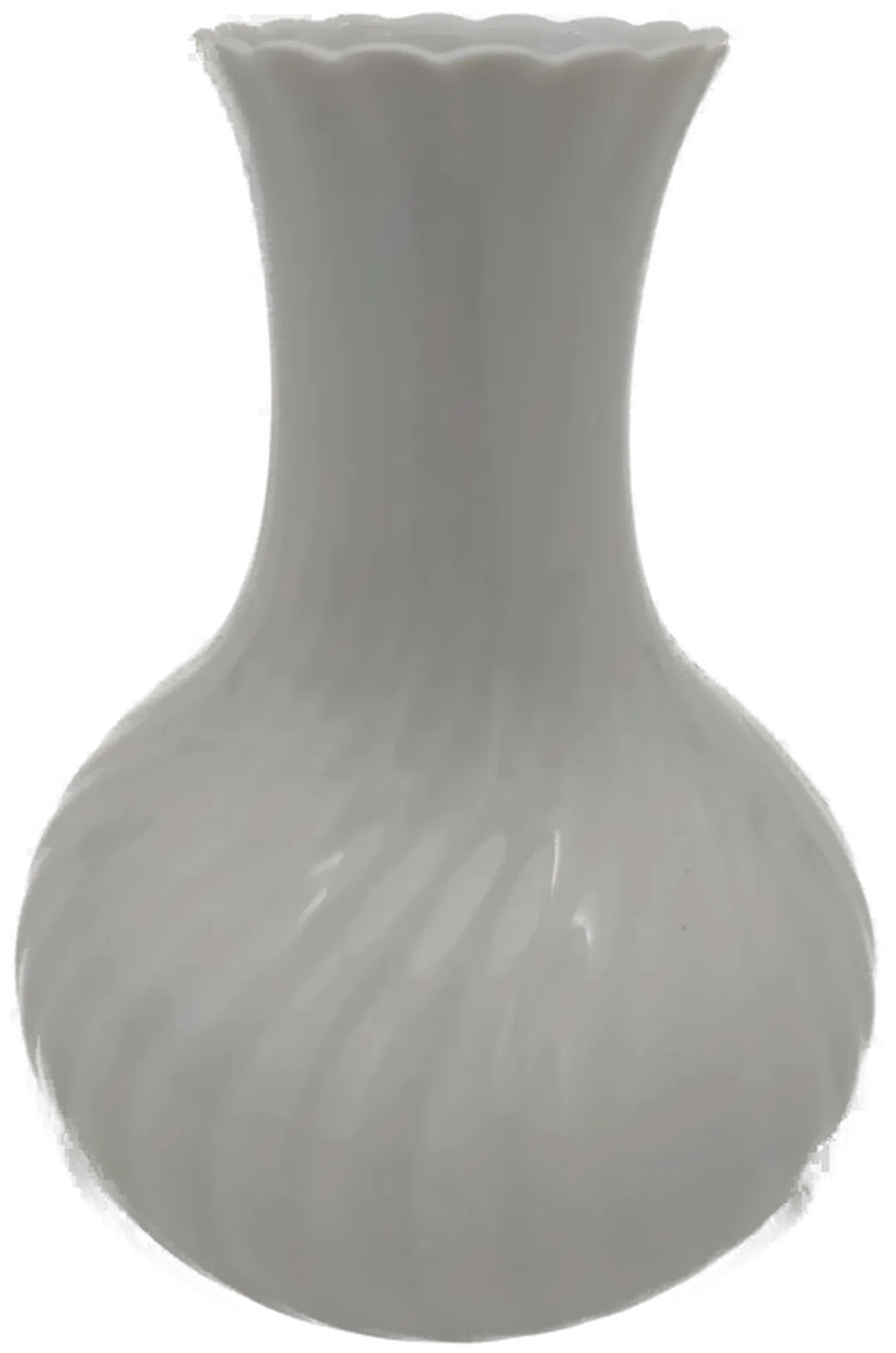 Tirschenreuth-Hutschenreuther Vase weiß Höhe: 13 cm - Bild 1