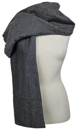 Schal Damen, grau/schwarz - Bild 1