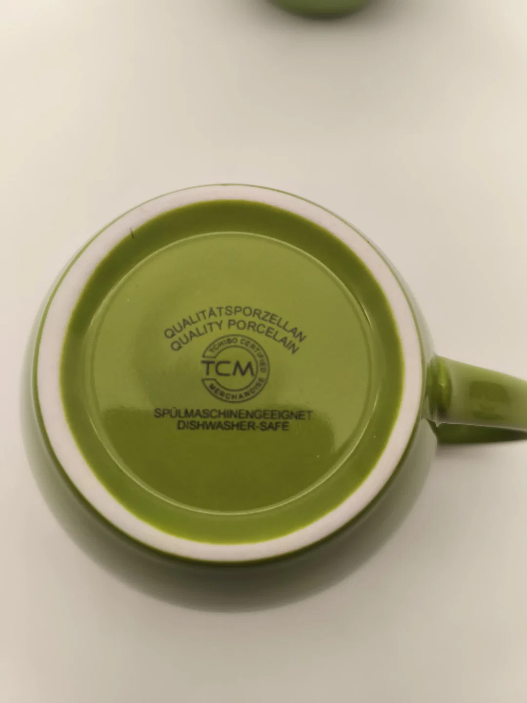 2 große Kaffeehäferl, grün, TCM – Bild 2