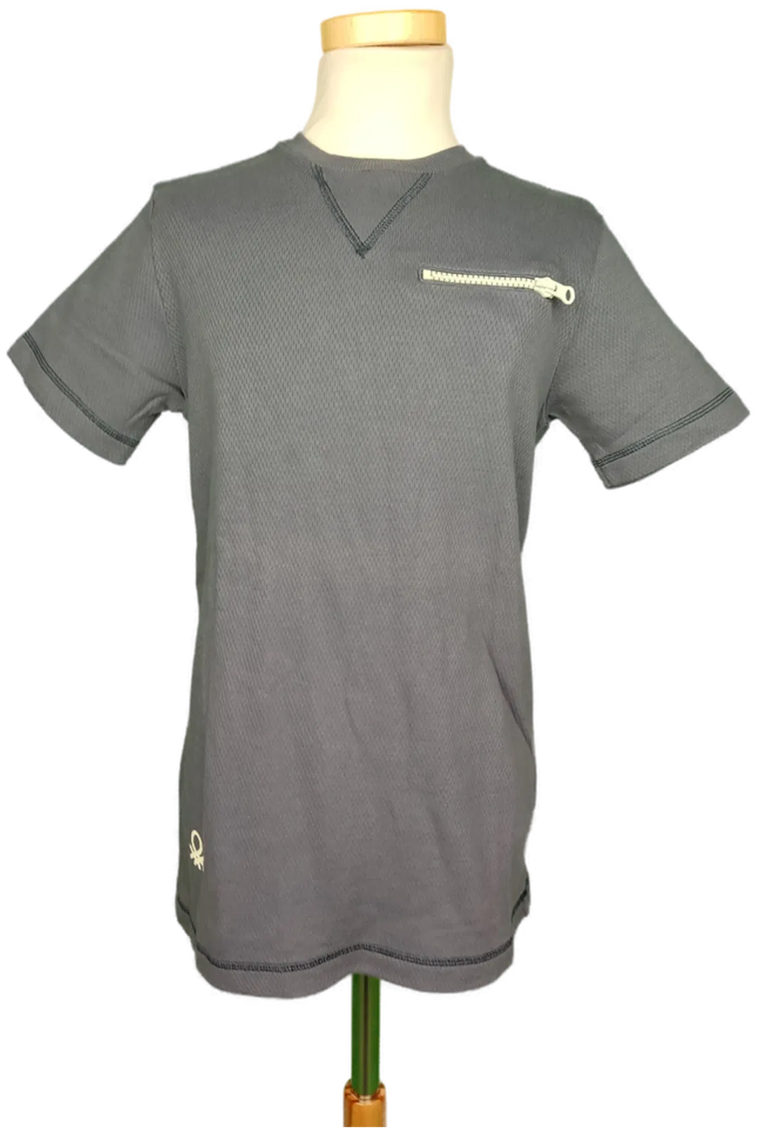 Benetton Jungen Sportshirt grau - 146 - Bild 4