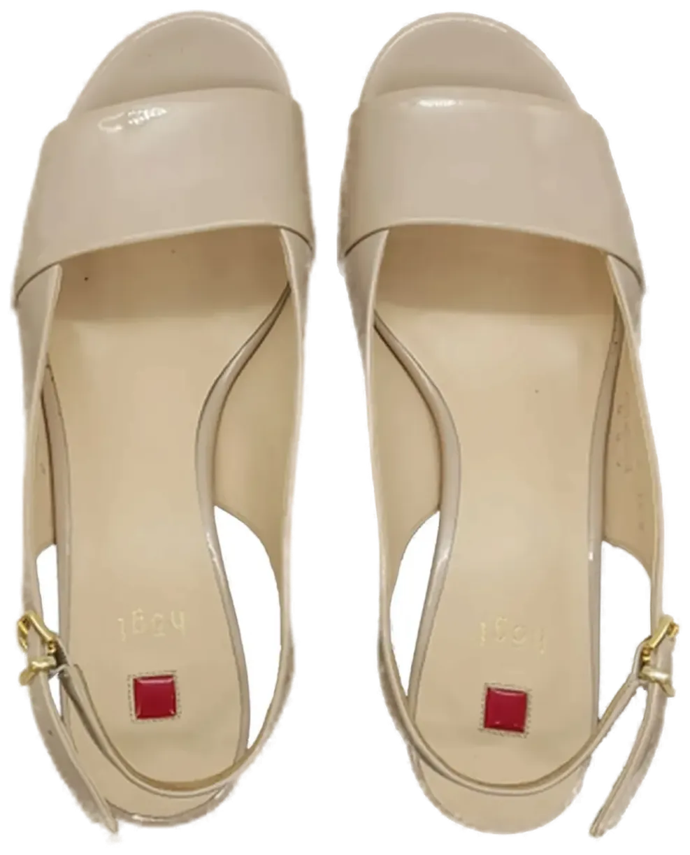 Högl Damensandalen/Damenschuhe in beige, Größe 39 – Bild 3