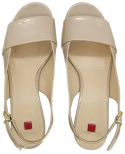 Högl Damensandalen/Damenschuhe in beige, Größe 39 - Bild 3