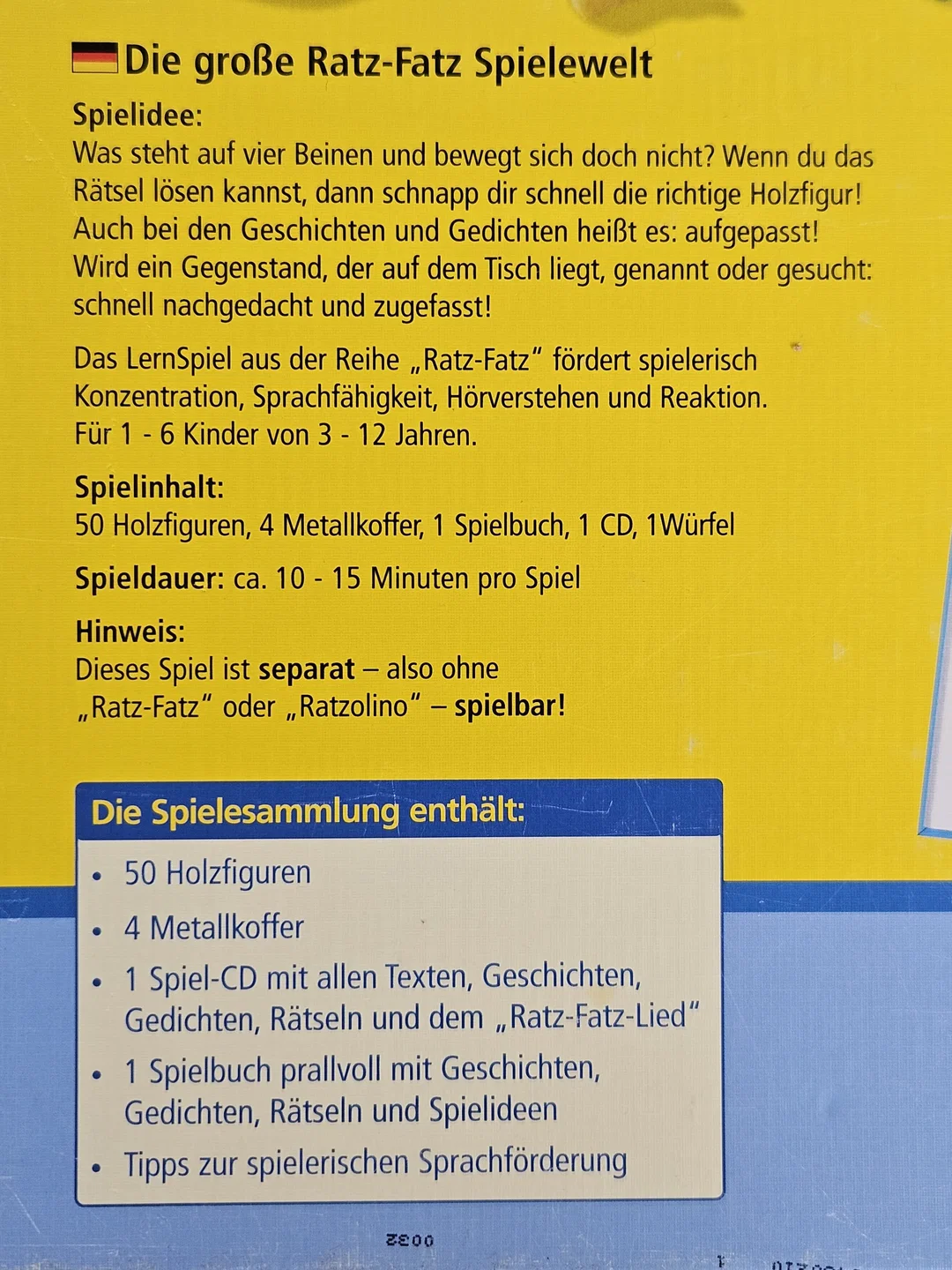Ratz Fatz - Lernspiel - HABA  – Bild 2