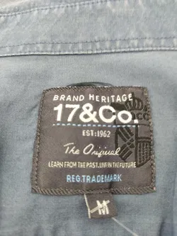 17&CO Herrenhemd blau - Gr. M/48 (eng geschnitten) - Bild 4