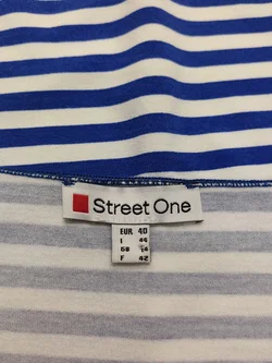 Street One Langarmshirt Blau-Weiß Gestreift | Casual-Klassiker – Vorschau 4