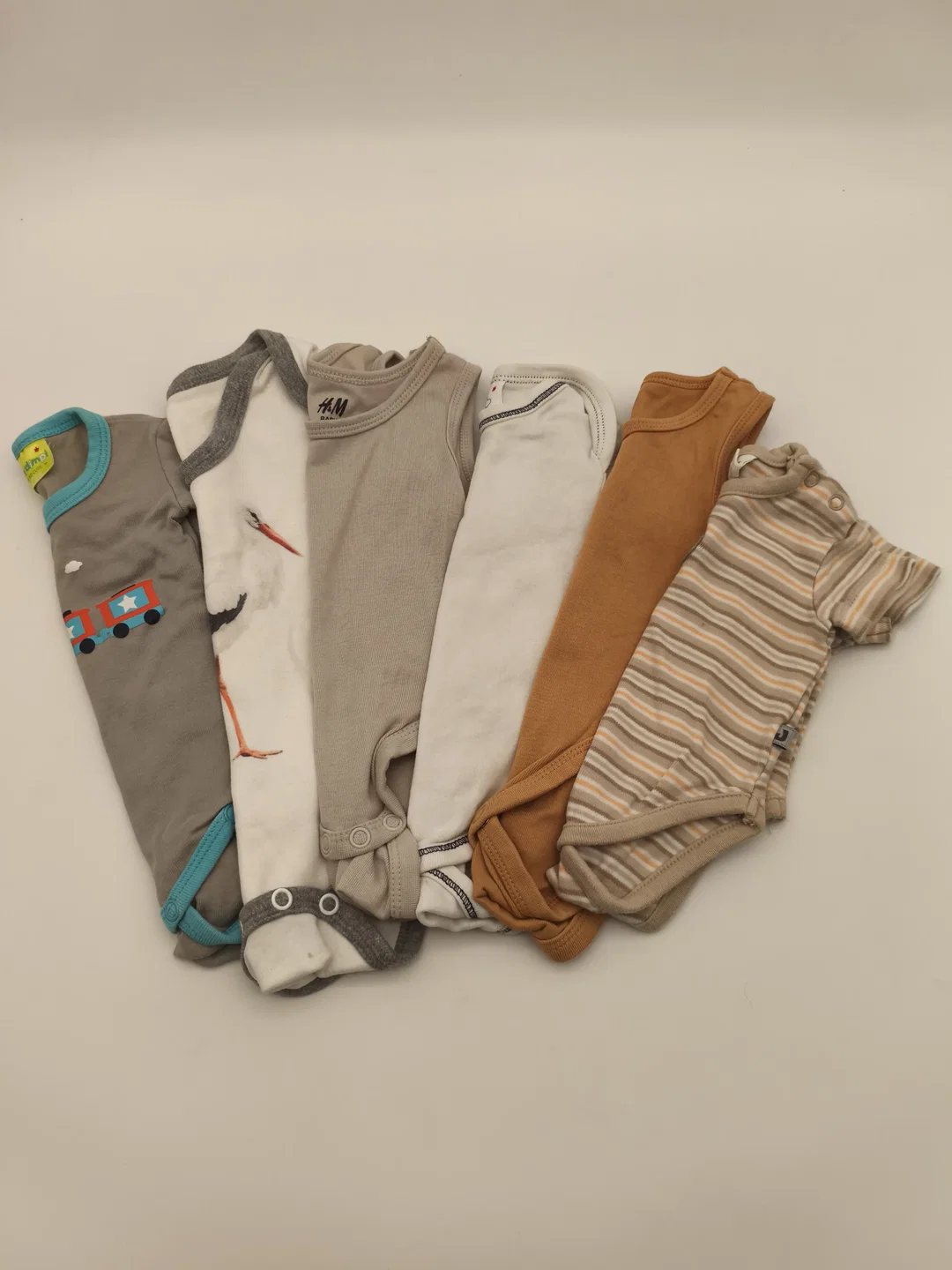 6-teiliges Set Baby Bodies, kurzarm und ärmellos, Gr. 56 - Bild 3