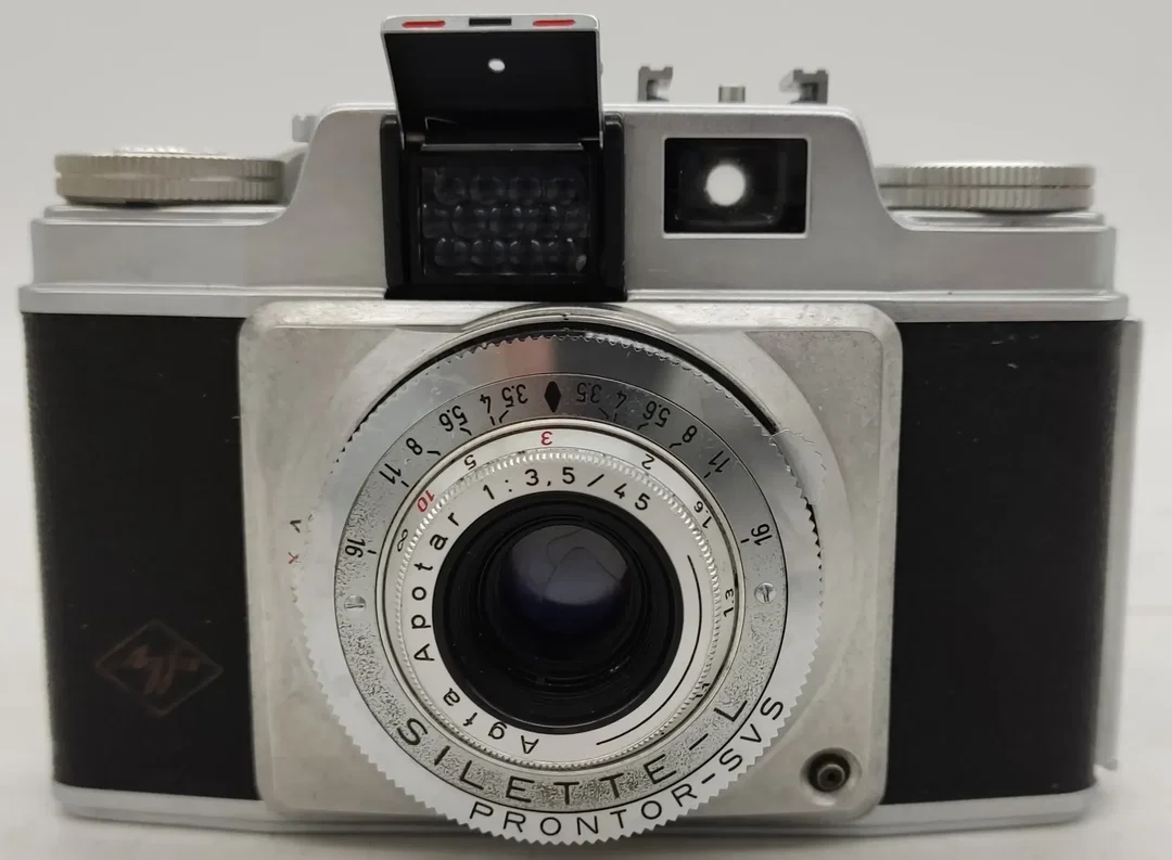 Vintage AGFA SILETTE L PRONTOR SYS  Kleinbildkamera aus den 1950ern – Bild 2
