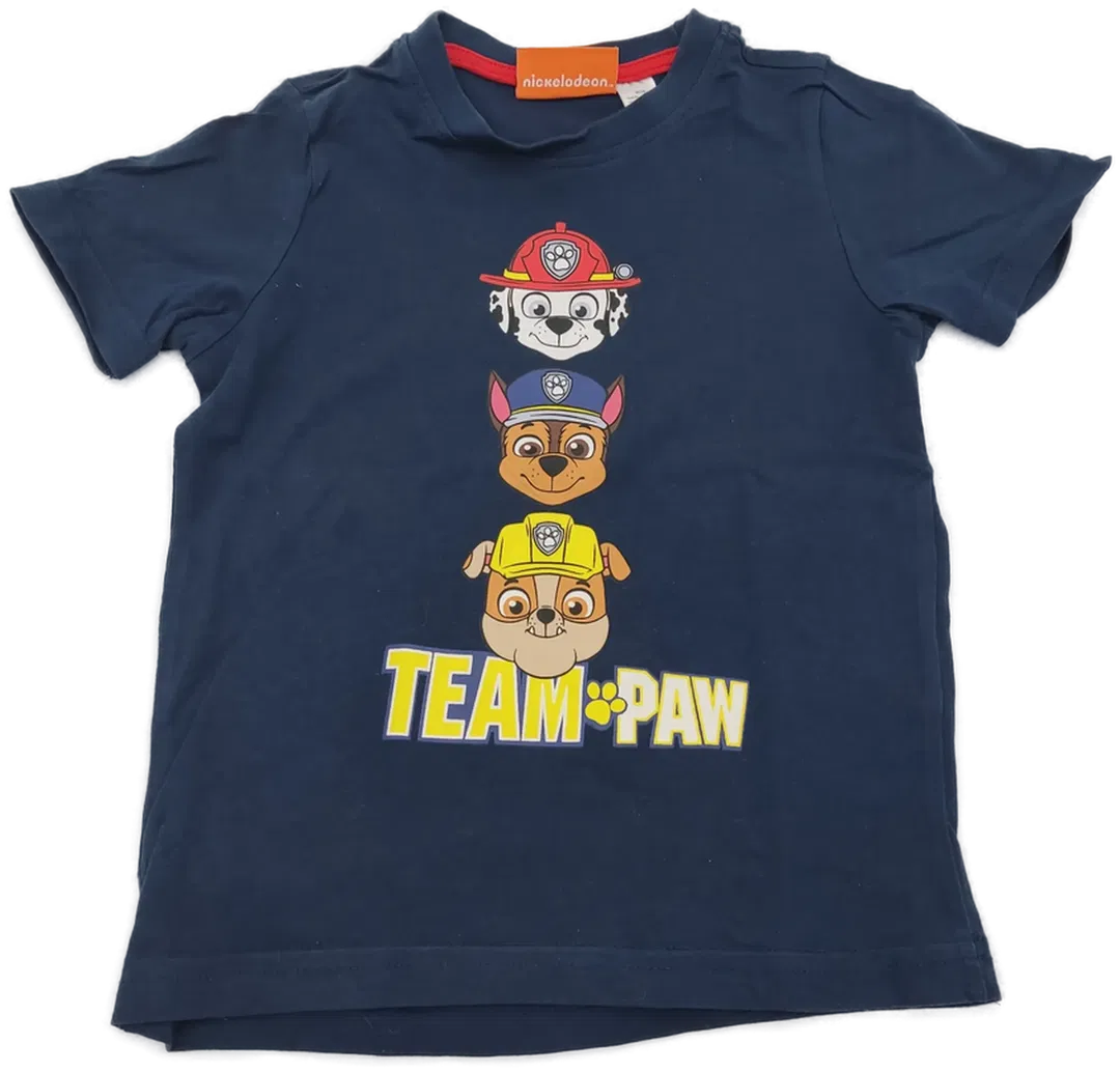 nickelodeon Kinderkurzarm T-Shirt blau - 98-104 - Bild 1