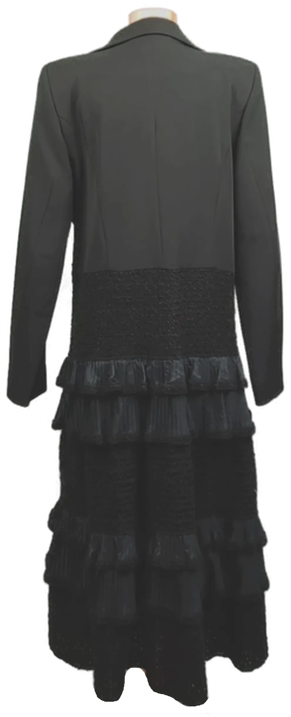 Za-Ek Damen Mantel schwarz Gr. S/M – Bild 2