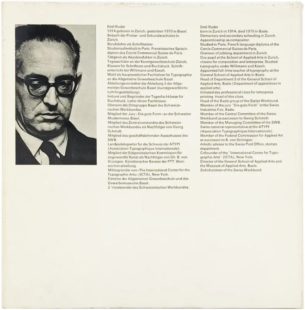 Buch "Typographie / Typography" von Emil Ruder – Bild 2