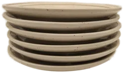 6 Fondueteller, France, Keramik - Bild 4