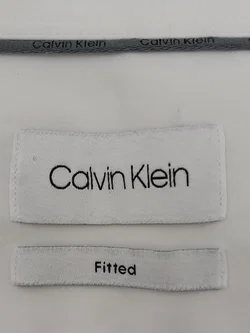 Calvin Klein Herren Hemd fitted weiß Gr. 40 - Bild 2