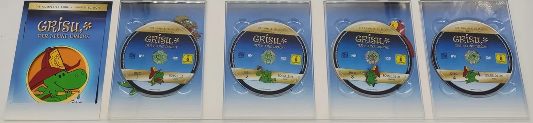 DVD 4 Disc "Grisu" Der kleine Drache / Die Komplette Serie – Bild 3