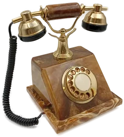 Retro Drehscheibentelefon Made in Italy